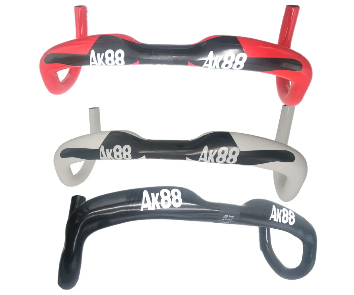 

New AK88 Full carbon fiber road bike parts handlebar Inside the line breaks the wind