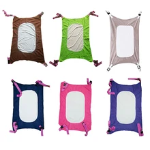 Дышащая детская спальная кровать Ammock для новорожденных, безопасная Съемная детская кроватка, эластичный гамак с регулируемой сеткой