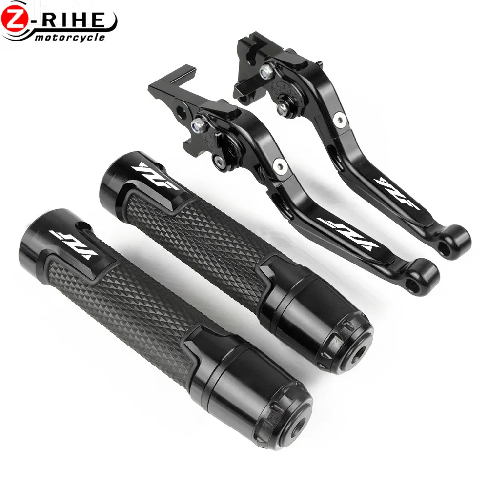 Для YAMAHA YZF R1 YZF-R1 YZFR1 1999 2000 2001 Мотоцикл с ЧПУ алюминиевые аксессуары складные удлиняющиеся тормозные рычаги сцепления сцепление - Цвет: BKBKBBKBK YZF