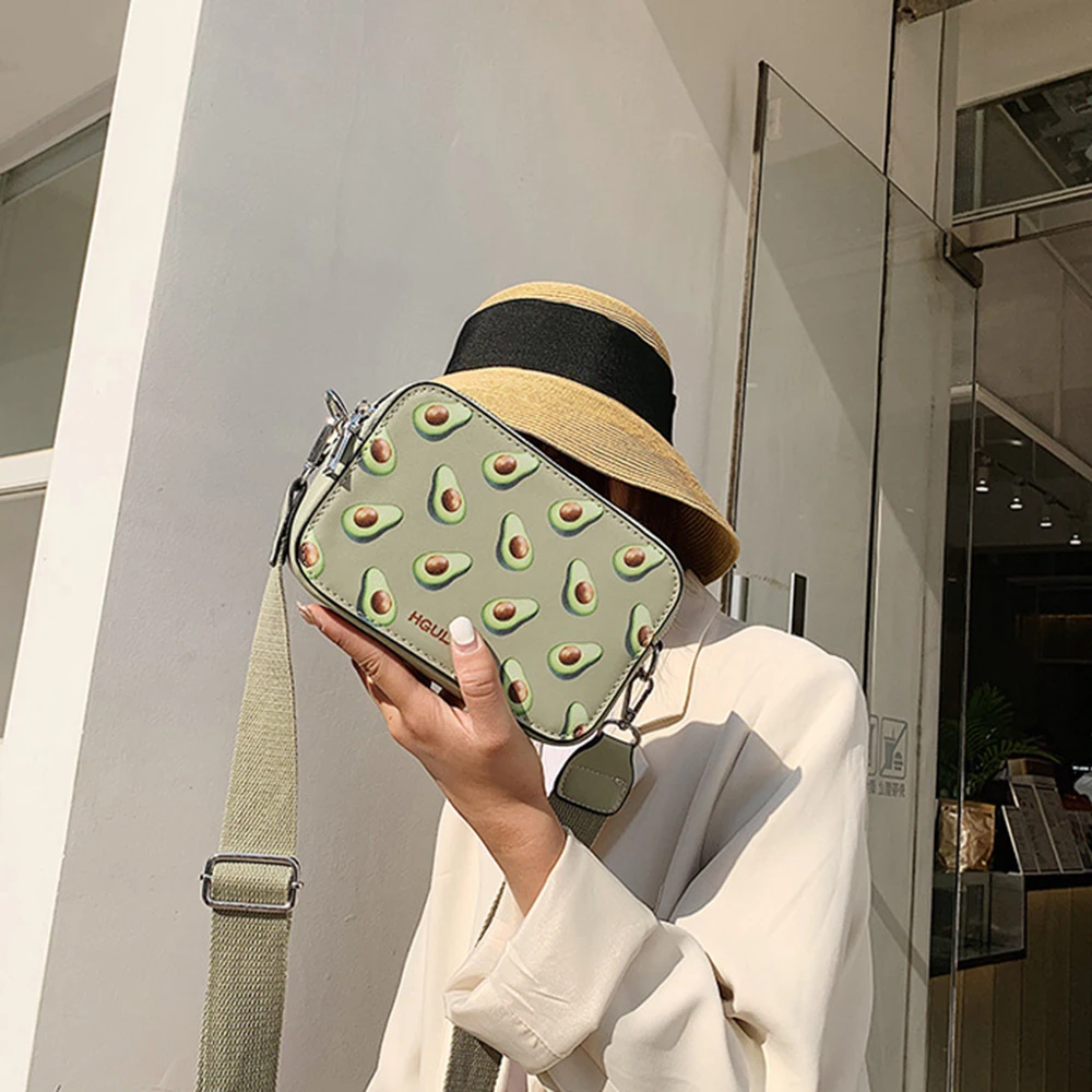 

50% OFF Fruit Avocado Handbag Small Box Shape Shoulder Bag Pink Strawberry Crossbody Bag Watermelon Bag Fashion Messenger Bag