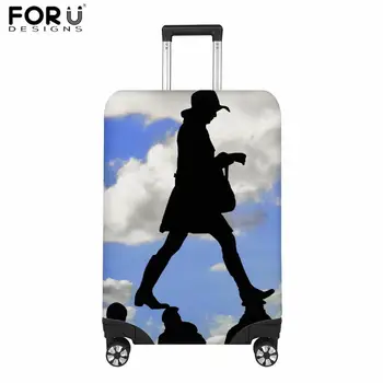 

FORUDESIGNS Stretch Luggage Cover Travel Accessories Trolley Dust Cover 18''-32'' Suitcase Protective Cover