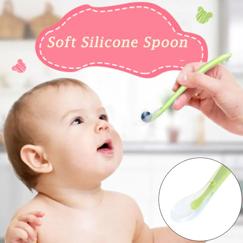 2 шт./лот для детских бутылочек чехол из мягкого силикона ложка карамельного