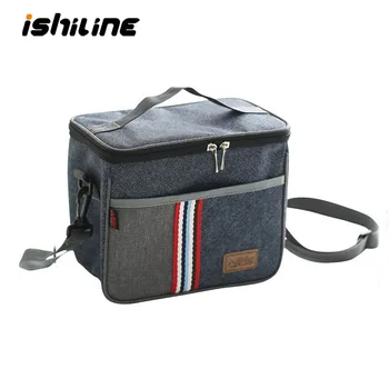 

New Fashion Denim Lunch Bag Thermal Food Insulated Bag Kids Women Or Men Casual Cooler Thermo Picnic Bag Thermo Lunch Box