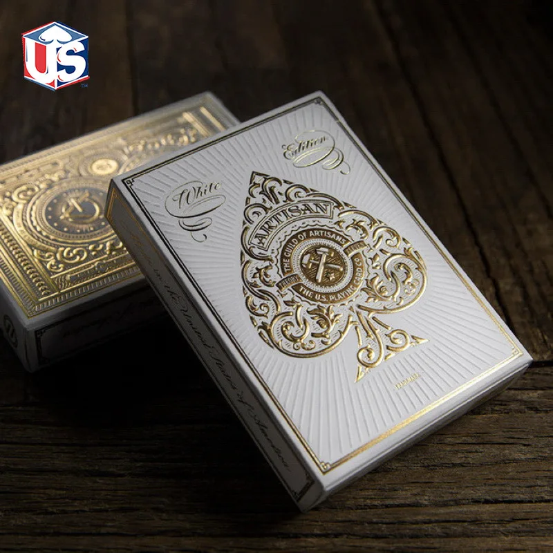 Artisan Theory 11 игральных карт T11 белые/черные USPCC Лимитированная серия Размер колоды