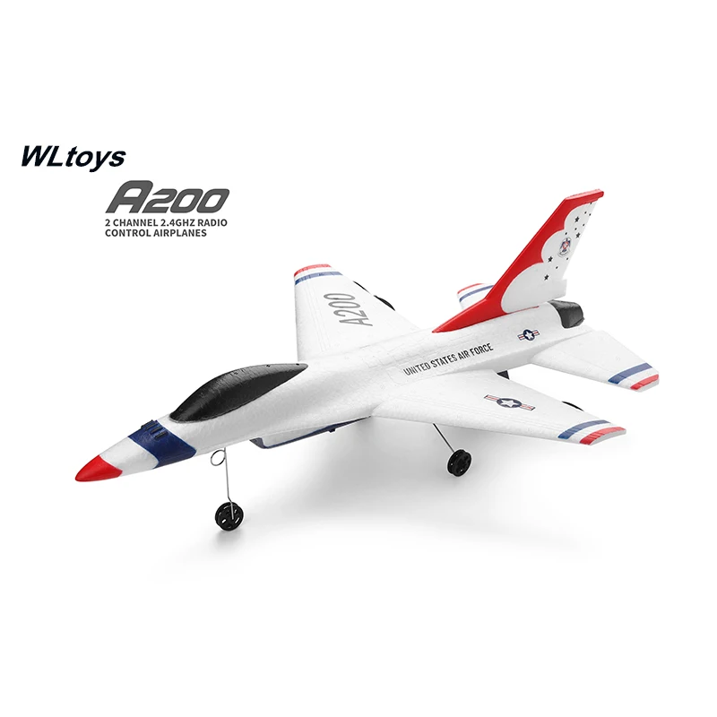 Новинка WLtoys A200 (F-16B) 3CH Rc самолет 2 4G дистанционное управление фиксированное крыло