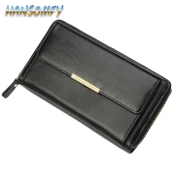 

2019 Wallet For Women Leather Purse Large Capacity Multi-function Purse Long Wristlet Clutch Bag Wallet Coin Female Purses CY-92