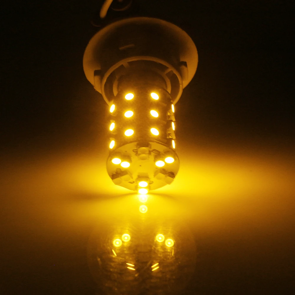2X 10X T25 3157 1210 60 SMD двойной цвет белый/янтарный переключатель светодиодный