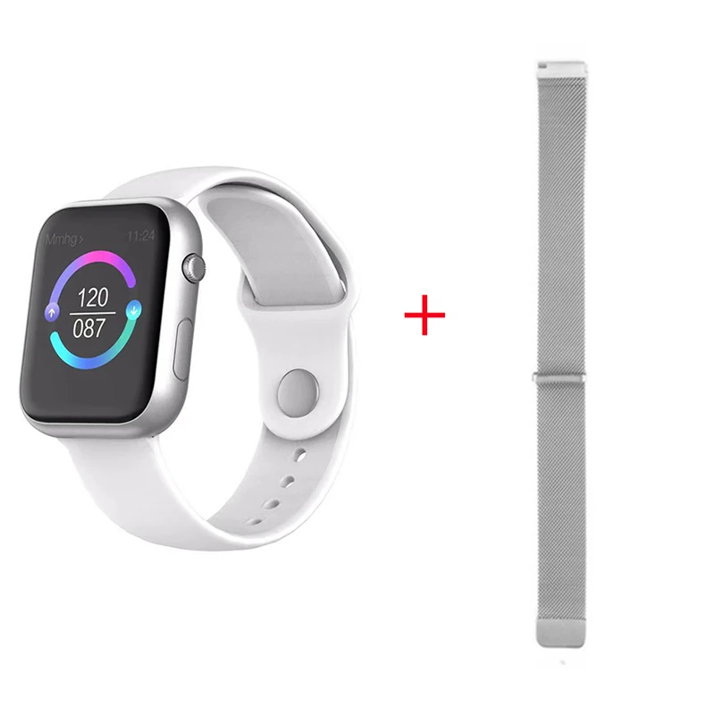 LEMFO SX16, умные часы для мужчин, для Apple Watch, для женщин, пульсометр, кровяное давление, фитнес-браслет, Bluetooth, смарт-браслет, несколько ремешков - Цвет: silver white sliver