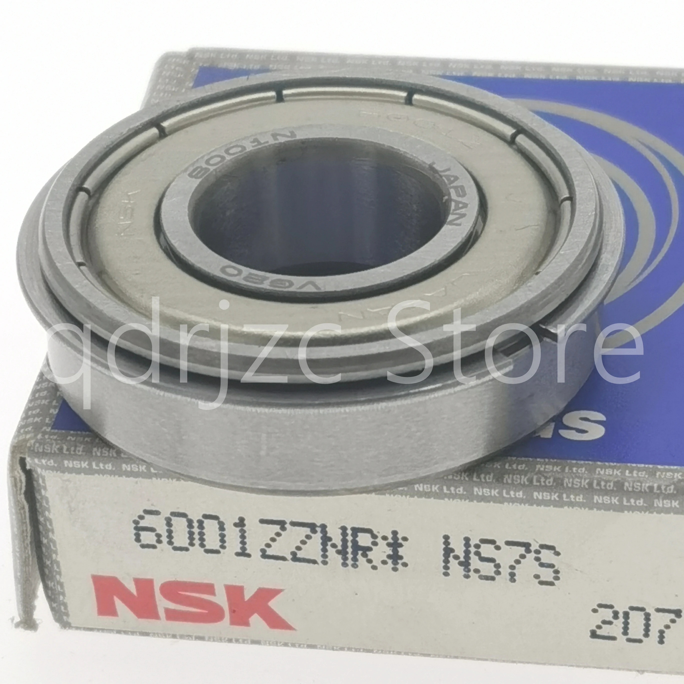 NSK Глубокий шаровой подшипник паза 6001ZZNR = 6001 2ZNR 6001ZZENR внешнее кольцо с зажимом