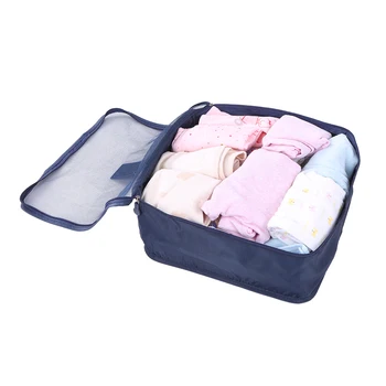 

6pcs/set Waterproof Oxford Travel Storage Clothes Bags Pouches Luggage Packing Cubes Organizer for Clothing Toiletries Cosmetics