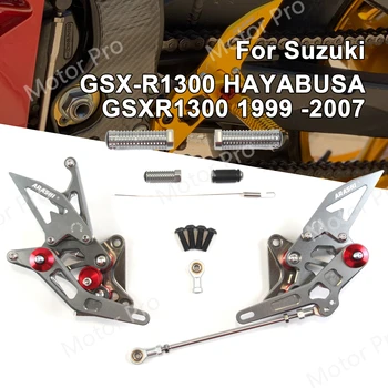 

Adjustable Footrests For SUZUKI GSXR 1300 1999-2007 Foot Peg Rearsets GSX R GSX-R GSXR1300 HAYABUSA 2002 2003 2004 2005 2006
