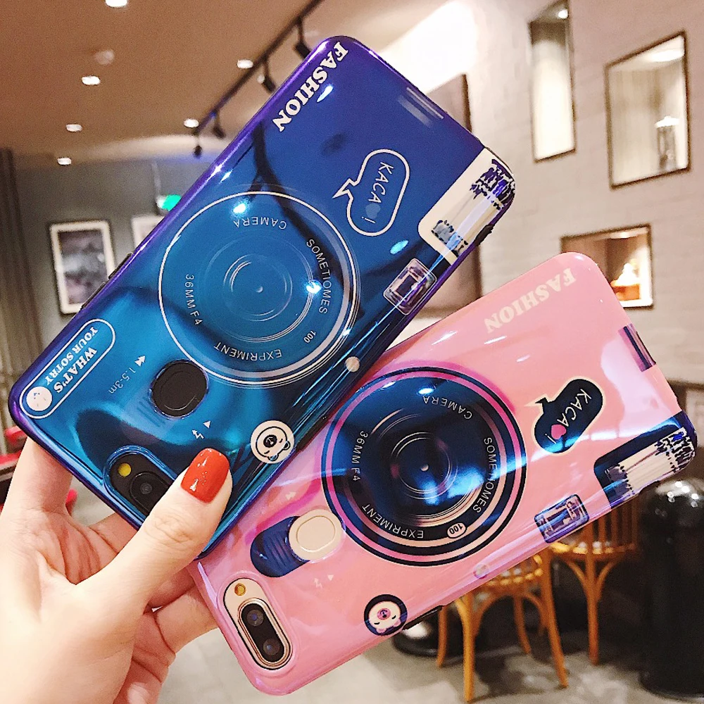Чехол для OPPO F9 PRO Realme C1 F5 F7 Молодежные A83 A1 A5 A79 A3 A3S A37 A39 A57 A59 F1S A71 A73 A75 A77 F3 Камера
