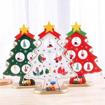 

Christmas Tree Bell Table Decorations Christmas Tree Children's Desk Accessories Gift White /Red /Green Christmas Tree