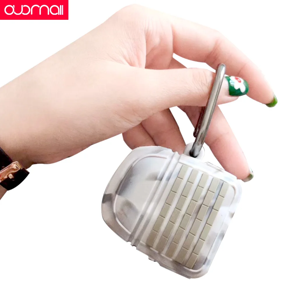 

AirPods Earphone Silicone backpack Cases Bags cover For apple Wireless Bluetooth Headset Boxes Cute Cartoon Silicone Earphone