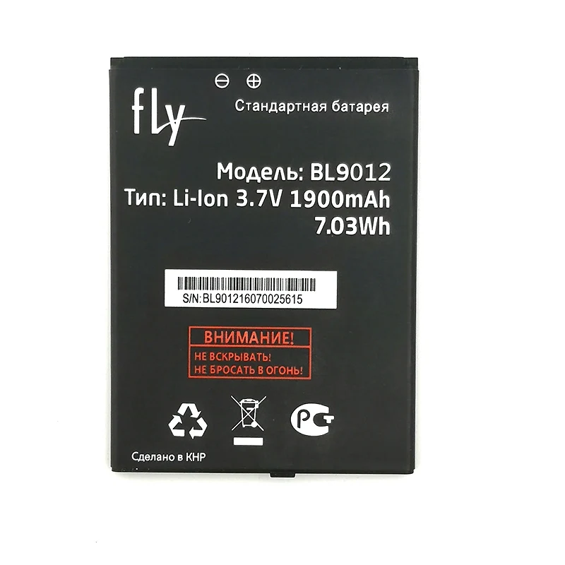 100% Оригинальный аккумулятор BL9012 1900 мАч для FLY FS508 Cirrus6 FS509 Nimbus 9 | Мобильные телефоны