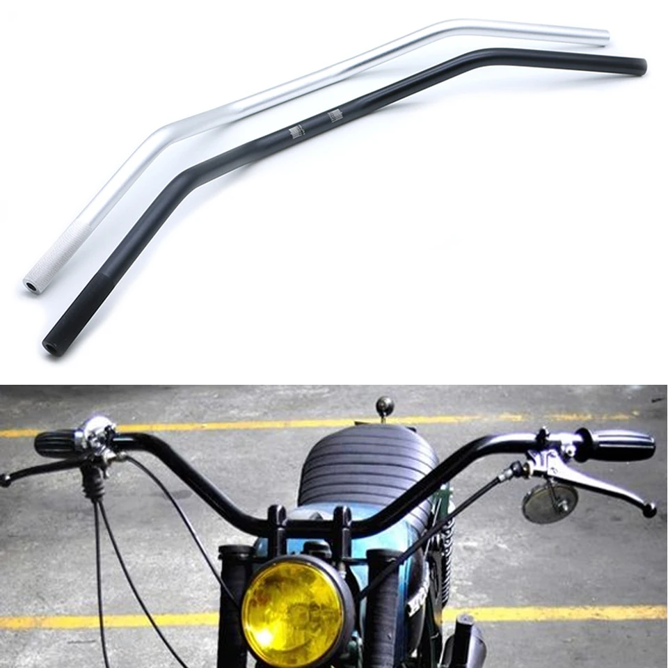 Barre D’équilibrage En Alliage D’aluminium Pour Guidon Moto – Diamètre 22 Mm – Noir, Longueur 360/310 Mm