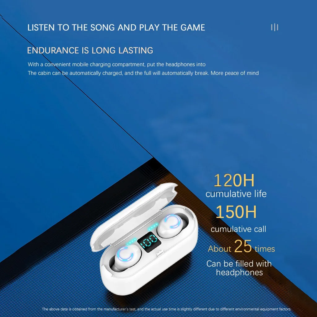 Bluetooth наушники TWS для Iphone samsung Bluetooth 5,0, гарнитура, беспроводные наушники, мини наушники, стерео двойные наушники DE5