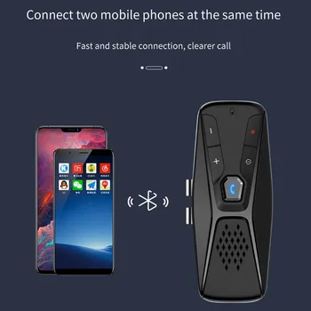 

Sun Visor Car Hands-free Mobile Phone Music Player Wireless Bluetooth Car Mp3 Music Player Плеер Блютуз На Авто Магнитолу #11