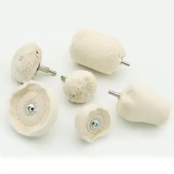 

Buffing Pad T-Type Cotton Pad Polishing Mop Buffing Wheel Pad Kit Motorcycles Abrasive Tools Automobiles Multi-Purpose