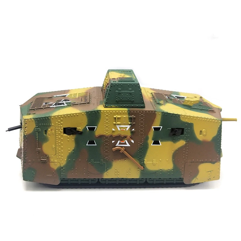 1: 72 Германия A7V статический сплав модель танк сплав моделирование военный классический сплав модель для funs коллекции или украшения детей