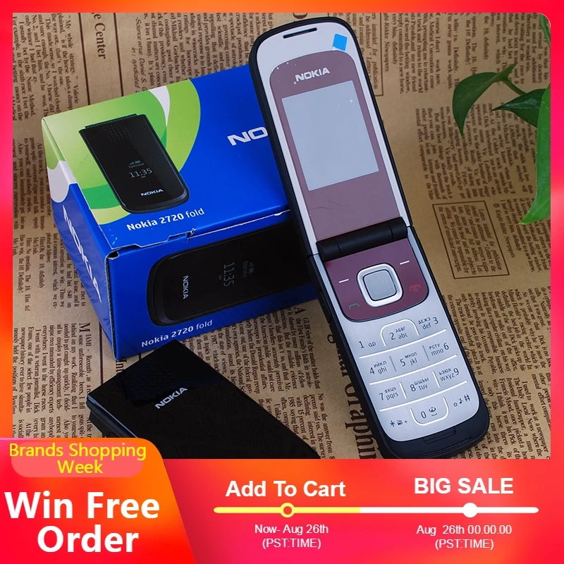 Nokia 2720 Telefono Mas Barato Nokia 2720 Original Telefono Celular Desbloqueado Envio Gratuito Telefonos Moviles Cell Phones Unlocked Cell Phonescheapest Phone Aliexpress