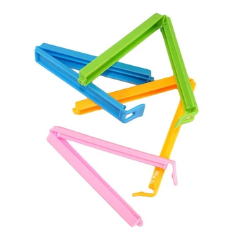 

20/10Pcs Portable New Kitchen Storage Food Snack Seal Sealing Bag Clips Sealer Clamp Plastic Tool Kitchen Accessories Wholesale