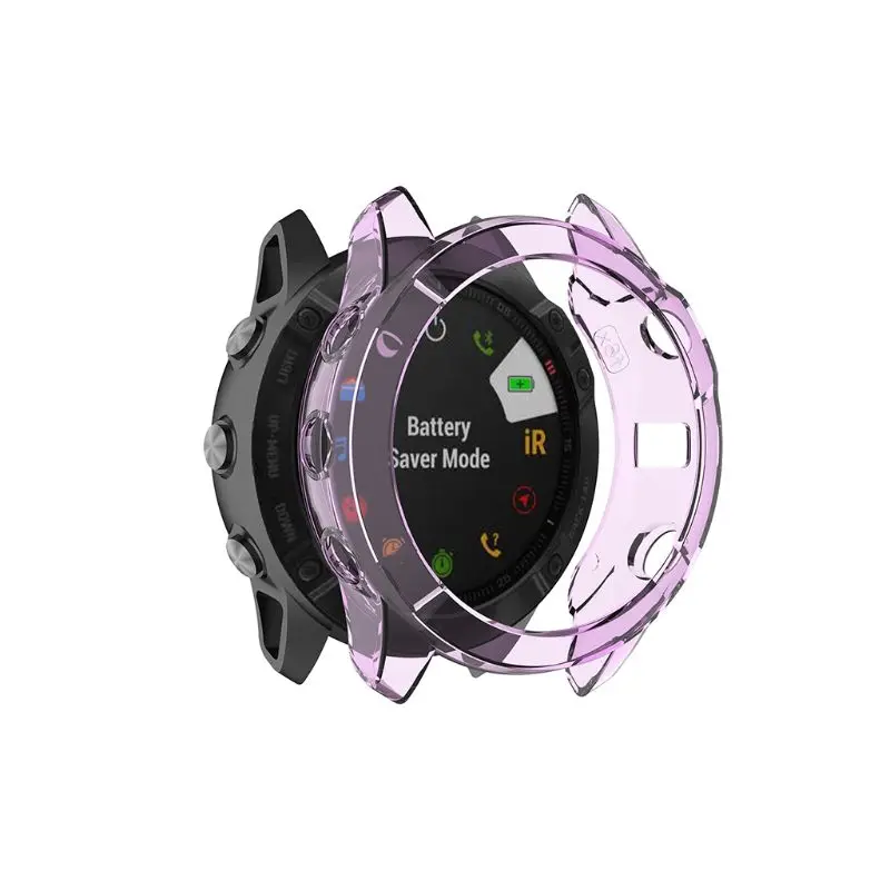Мягкий прозрачный защитный чехол из ТПУ для GARMIN Fenix 6X Watch