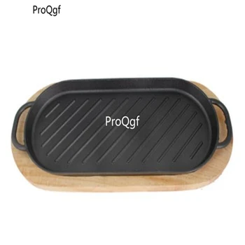

Ngryise 1Pcs A Set Japanese rectangular household steak cast iron roast plate