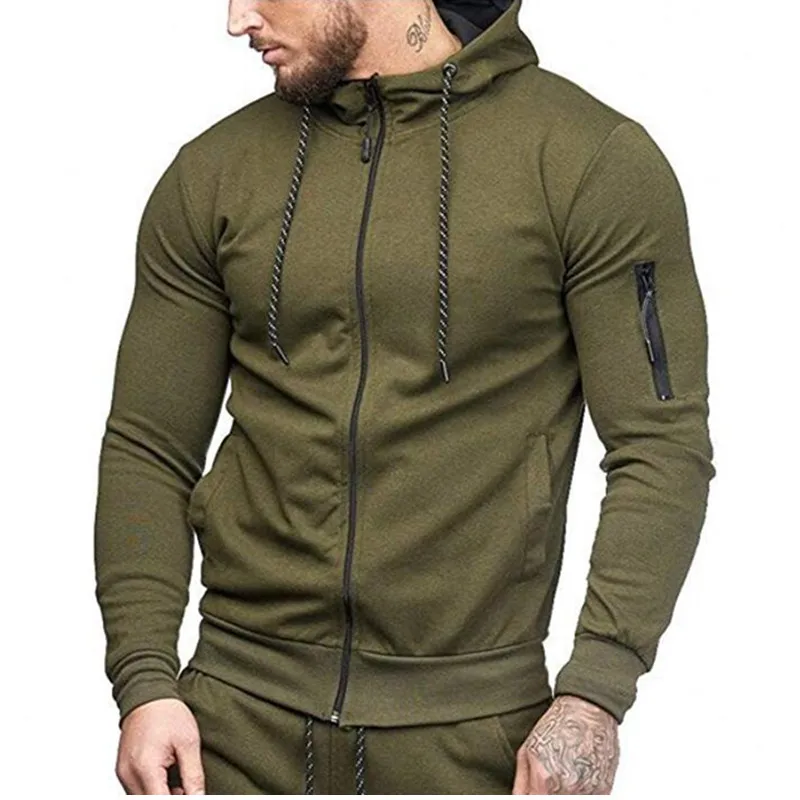 jacket04 Лидер продаж, Мужская Осенняя спортивная одежда, беговой костюм, толстовки, топ, Мужская одежда для тренировок, кофта для бега, спортивная одежда, комплект мужской одежды для бега - Цвет: jacket04