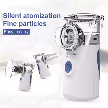 

Health Care Mini Handheld portable Inhale Nebulizer silent Ultrasonic inalador nebulizador Children Adult Rechargeable Automizer