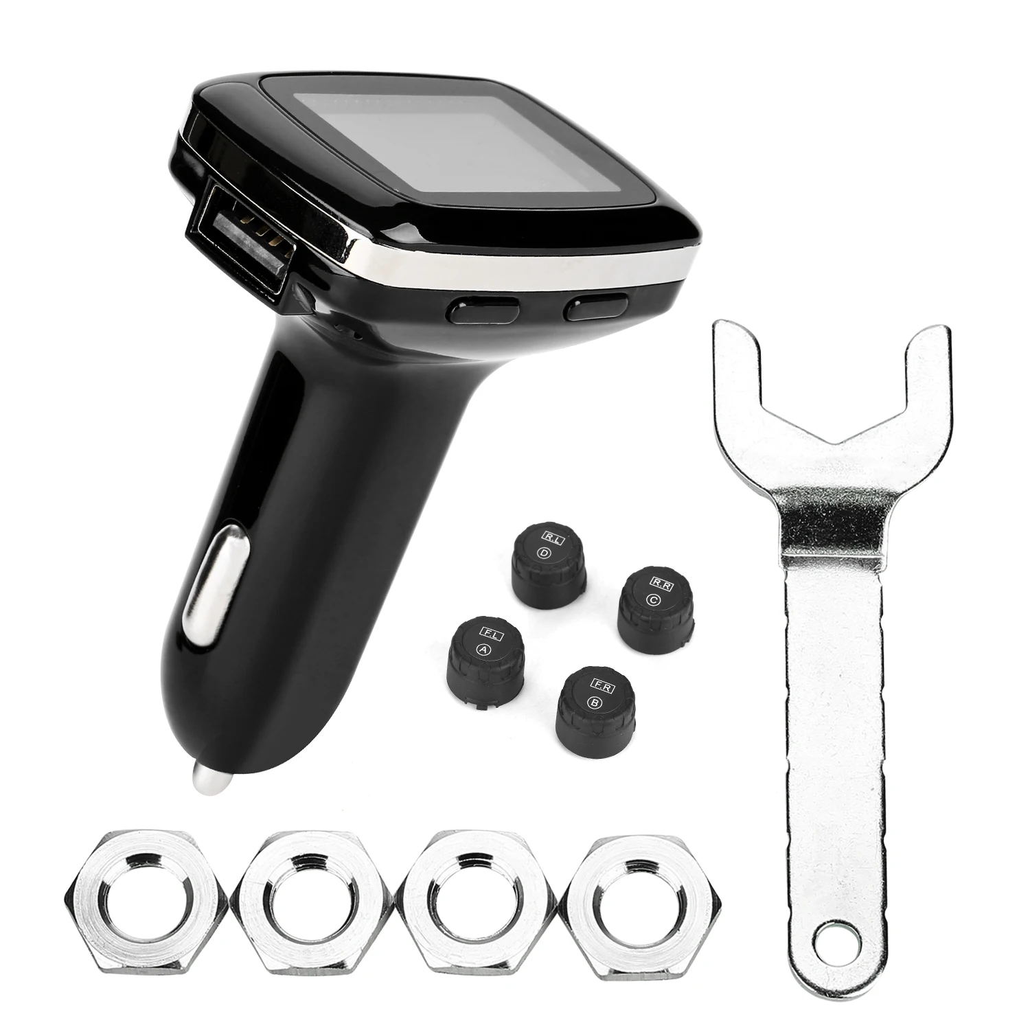 Автомобильная TPMS беспроводная система контроля давления в шинах датчики