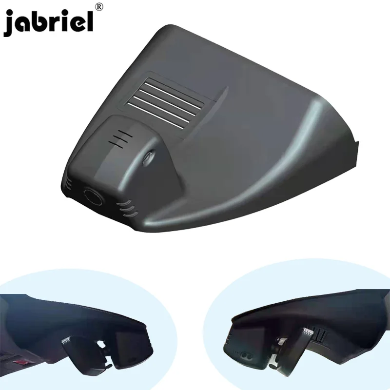 Скрытый Автомобильный видеорегистратор Jabriel 1080P с Wi Fi камера заднего вида двумя