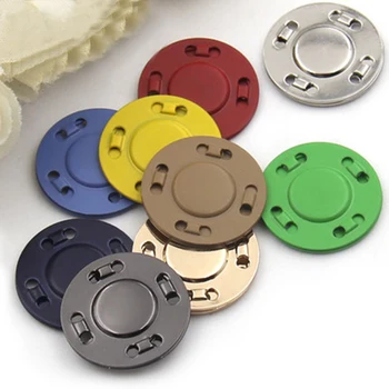 

3set/bag QJH Sewing Supplies Magnet Stone Dark Buckle Automatic Magnetic Buttons DIY Bag Double Sided Magnet Button 20mm Size