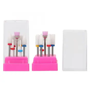 

7Pcs Nail Metal Drill Bits Nail Polishing Burr Manicure Pedicure Accessory Tool Set Nail Art Accessories