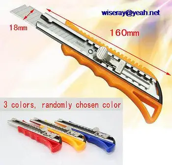 

DHL/EMS 50pcs Replaced Blades Standard Lock Cutter Cutting Utility Knife HEAVY DUTY Burin-A7
