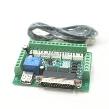 Machine à graver MACH3, 5 axes, carte de dérivation CNC avec coupleur optique pour contrôleur de moteur pas à pas + câble USB