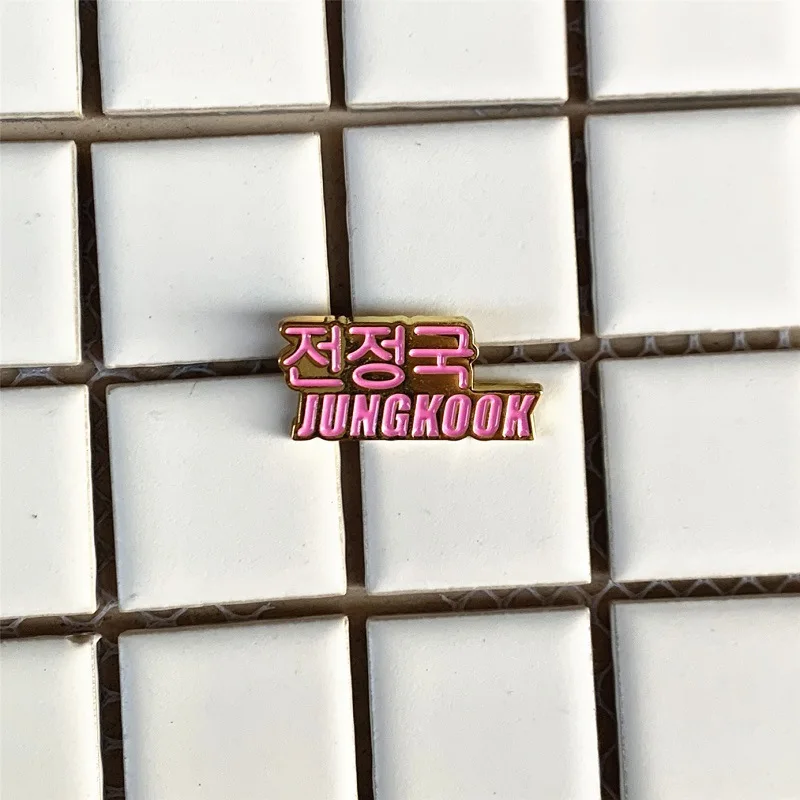 Bangtan Boys Seventeen BlackPink Wanna One Броши Булавки акриловые значки JUNGKOOK J-HOPE SUGA карта душа Persona Jeonghan