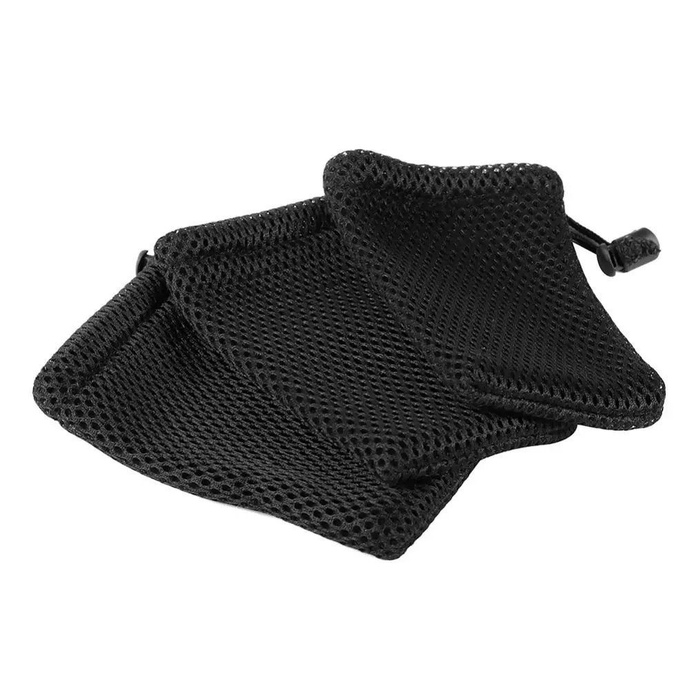 Storage Bag 3Pcs/10Pcs Nylon Mesh Drawstring 9x13cm for Digital Products