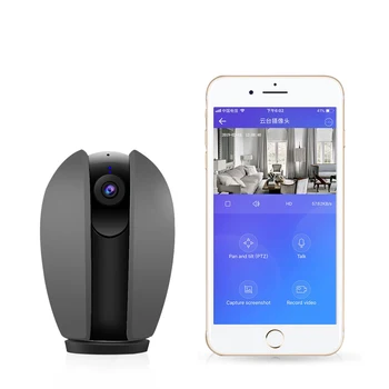 

Wifi Camera 360 Degree 1080P Panorama View Two Way Audio Motion Detection by CouldEdge APP 10m IR distance for Smart home