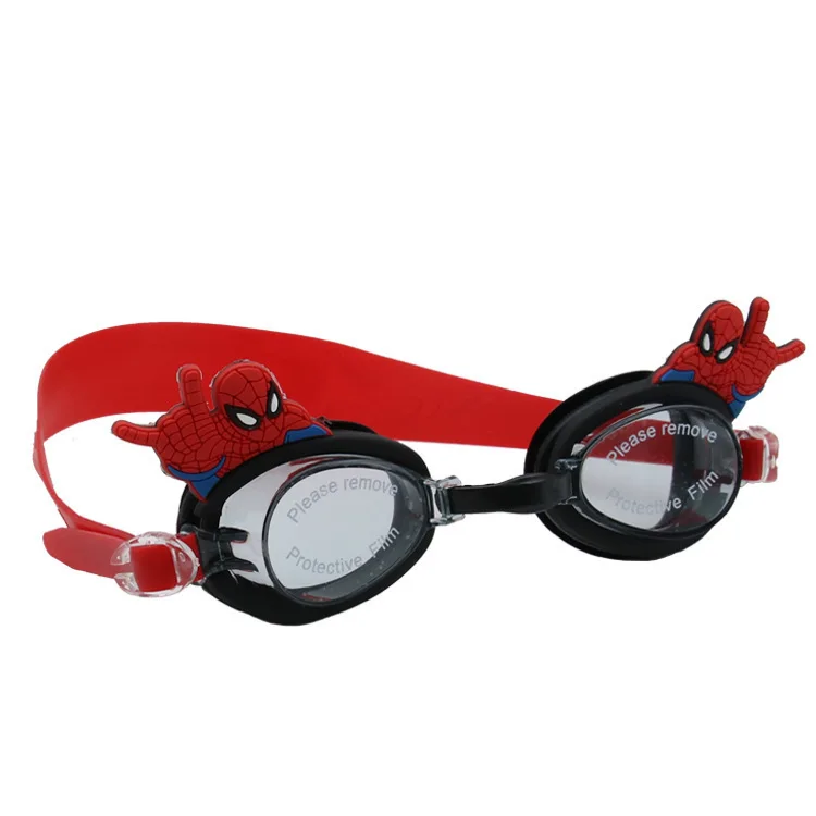 

New Style Children Spider-Man Goggles High-definition Anti-fog Submersible Equipment Swimming Glasses UV-Protection with Earplug