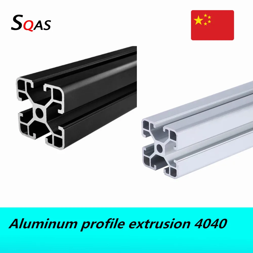 Free shipping via UPS/Fedex/TNT Aluminum profile extrusion 4040 500mm