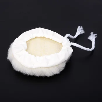 

New 125mm Polishing Pads Car Artificial Wool Waxing Polisher Bonnet Buffing Soft