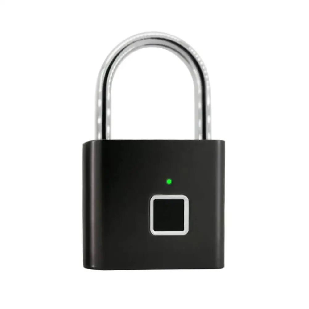 

Ntelligent Bio-fingerprint Identification Padlock Anti-theft Second 1 Keyless Password Charging USB Unlock Fast Waterproof M1K0