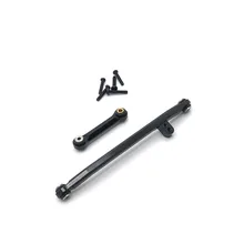 Axial SCX24 90081 4WD Mini bicicleta de escalada RC, piezas mejoradas y modificadas de Metal, un par de varillas de dirección, rojo, negro