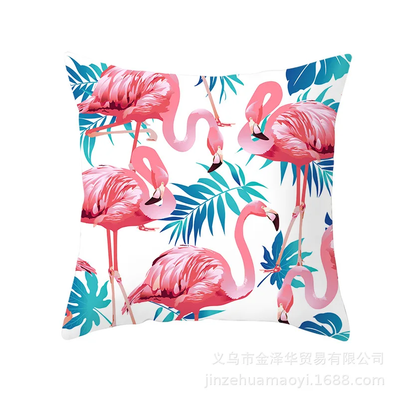 Фламинго персиковая кожа плюшевая наволочка диван подушка вытянутая наволочка cojines decorativos para диван фермерский дом домашний декор