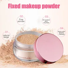 Newest Loose Powder Finish Makeup Setting Powder Smooth Oil-control Brighten Skin for Women Promotion
