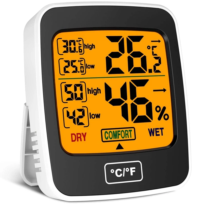 Digital Room Thermometer Indoor Hygrometer Temperature Monitor Humidity Meter US 