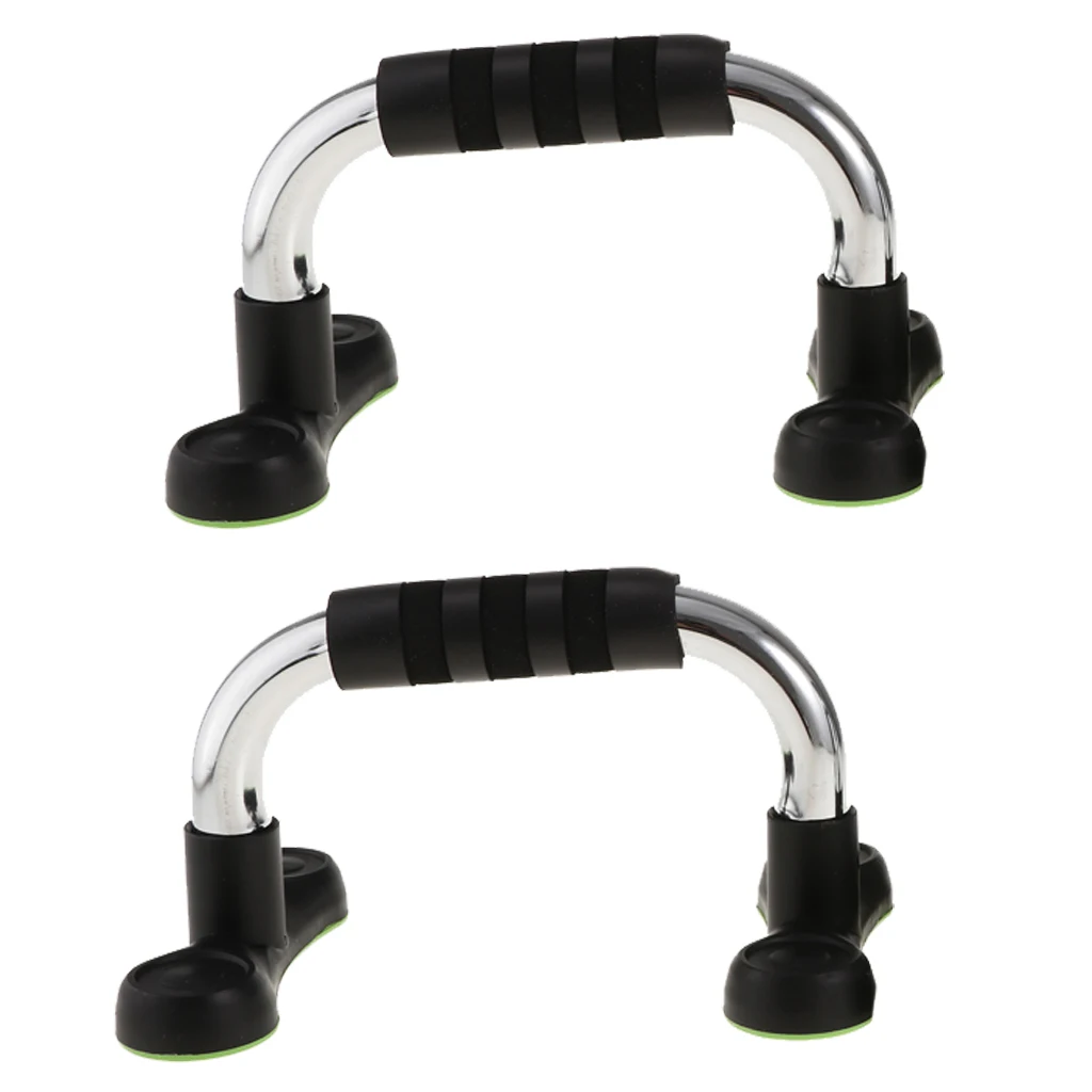 Sturdy Steel Push Up Bars Stand Handle Bodybuilding Trainer Chest & Arms Exercising Tool for Women Men