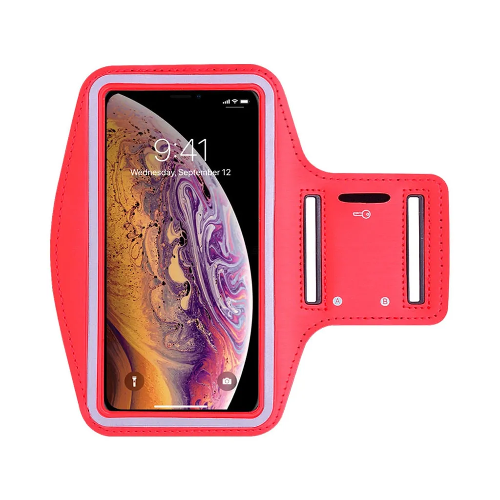 Чехол для телефона на руку для Iphone 11 Pro спортивные нарукавный спортивный чехол однотонные Цвет сотовый телефон сумка, держатель переносная крышка чехол для телефона# N10
