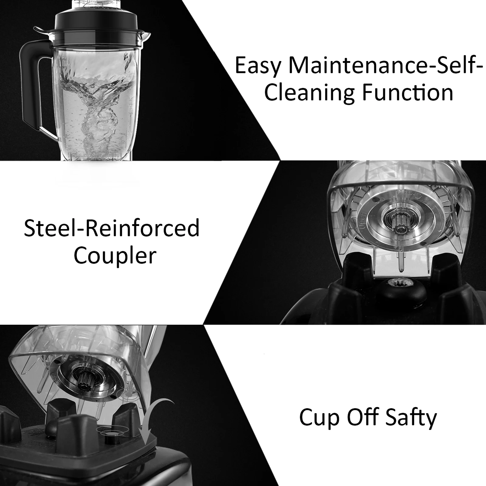 Homgeek Blender Smoothie Maker 2000W Professional Blender with 8 Adjustable Speeds 2L BPA-free Tritan 33000rpm High Speed Juicer Homgeek Blender Smoothie Maker 2000W Professional Blender with 8 Adjustable Speeds 2L BPA-free Tritan 33000rpm High Speed Juicer
